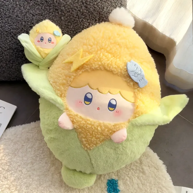 可爱甜玉米大抱枕公仔软软糯糯毛绒玩具靠背玩偶娃娃送男女生礼物