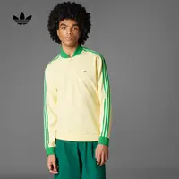 阿迪达斯官方 三叶草 半拉链运动套头衫男女新款 JP2059