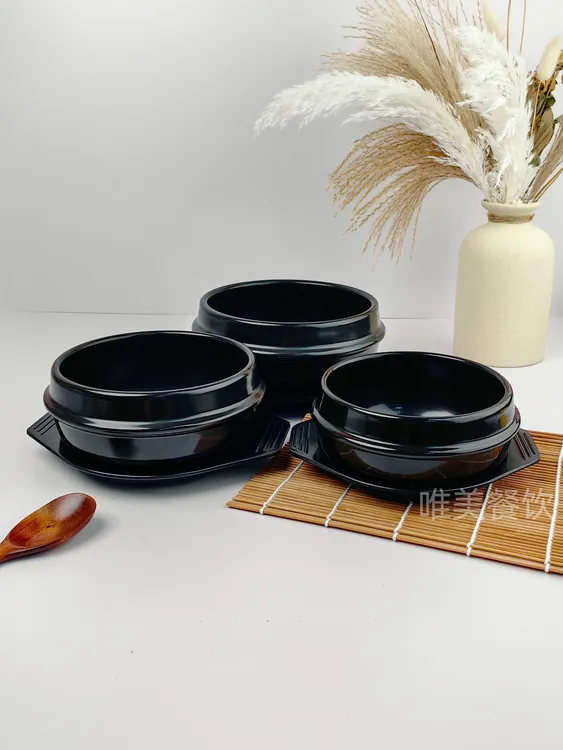 韩国石锅拌饭蒸鸡蛋羹韩式大酱汤参鸡汤专用石锅23456号耐烧石锅