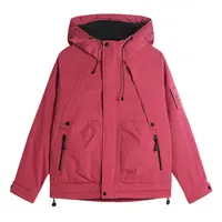 零压感！蓄热棉服！连帽防风防水情侣穿搭外套W0020