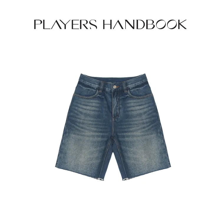 Players HandbooK《怀旧经典》复古潮流进口牛仔五分短裤 PH1889