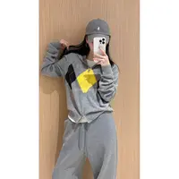 【菱格针织卫衣】JJSHOP IMPRESSION秋冬休闲运动连帽全羊毛针织衫