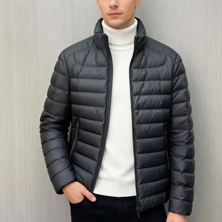 【1003】冬季轻羽绒 “高端轻奢” 简约百搭轻薄羽绒服白鹅绒防寒保暖