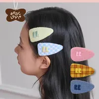 【张凯毅/李艺彤同款发卡】RPDCLaVie「水波滴答」格纹miu系可爱发卡