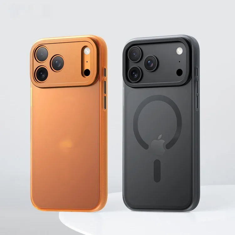 适用苹果17ProMax手机壳iPhone17Pro高端保护套17肤感磨砂镜头壳