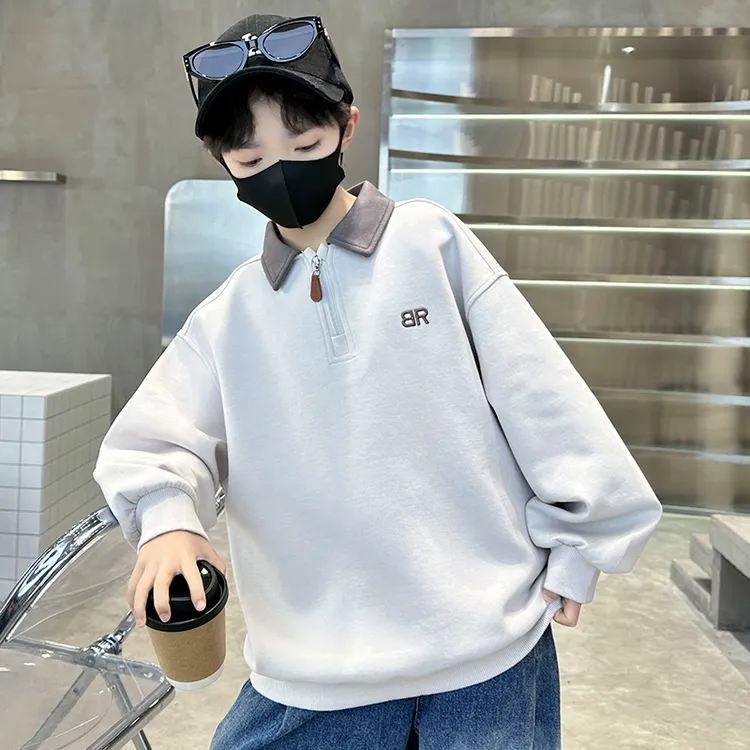 儿童装男童秋装卫衣2025新款秋季上衣中大童衣服春秋款男孩polo衫
