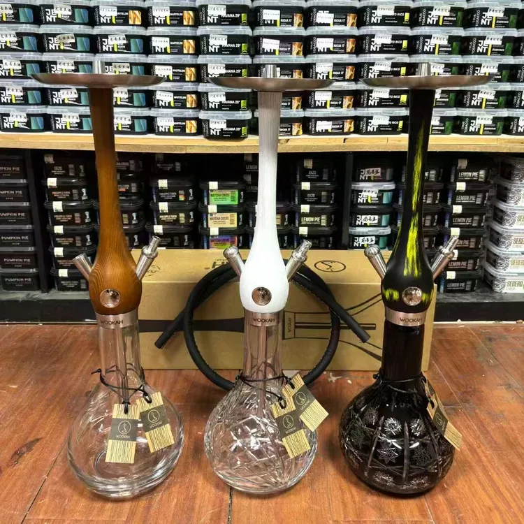 阿拉伯水烟 WOOKAH hookah波兰旺卡国产款不锈钢单管礼盒水烟壶