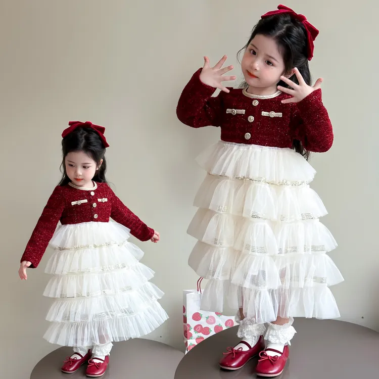 女童秋装小香风连衣裙4-6岁幼儿园潮款高级感女宝宝洋气潮流炸街