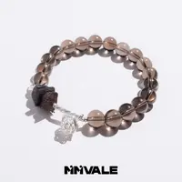 秘密山谷【鸟巢冷萃】原创全净体茶晶降真香随形手串MMSG8535