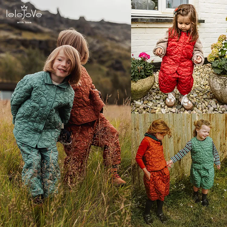 【三防】lelejove25秋冬新款纯色宝宝轻暖羽绒内胆羽绒马甲5AW3D263