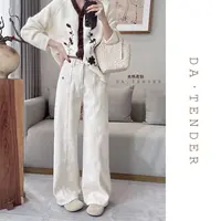 DA·Tender【映冬暖阳加绒牛仔裤】纯棉气质立体剪裁暖色系牛仔