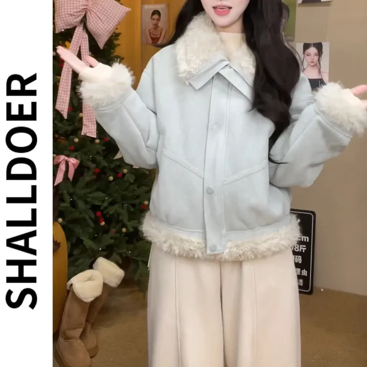 小个子短款外套女2025冬季新款时尚上衣设计感韩版小众时尚潮流