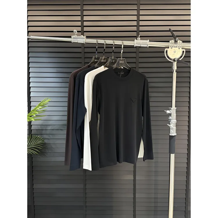 小野· 男装 | 爵派尔 秋季经典三角标净版长袖T恤515