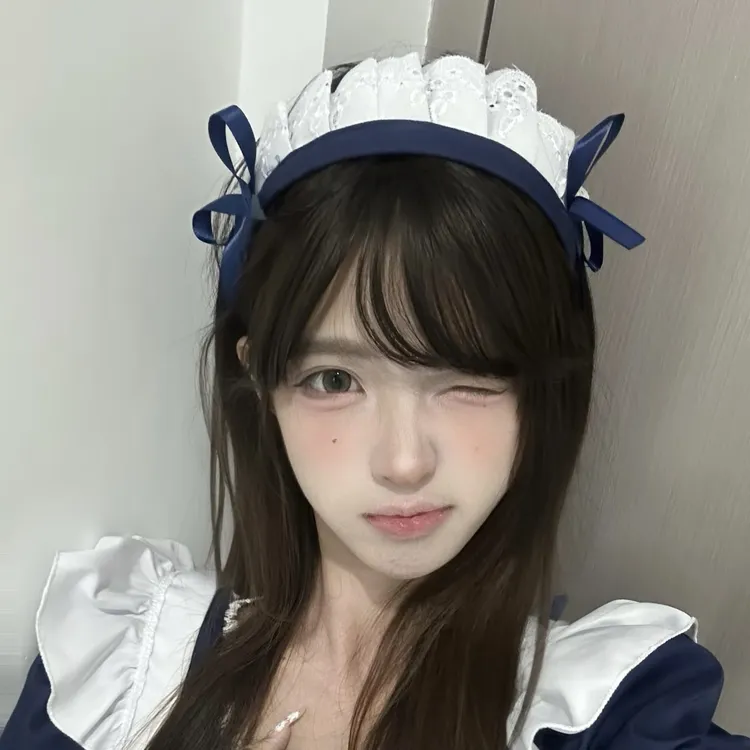 蝴蝶结花边发箍日系cos女仆头饰lolita甜美少女心洛丽塔发饰配饰