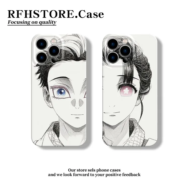 ZMGX鬼灭狛治恋雪适用iPhone16/15菲林手机壳华为P70vivo小米oppo