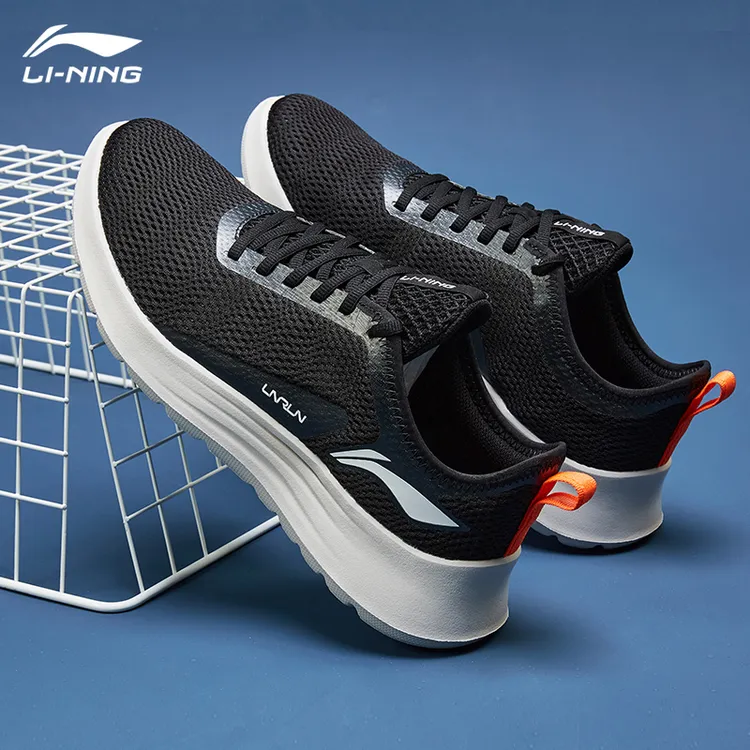 李宁跑步鞋透气马拉松轻质网面跑鞋新款软底男士爸爸休闲鞋F
