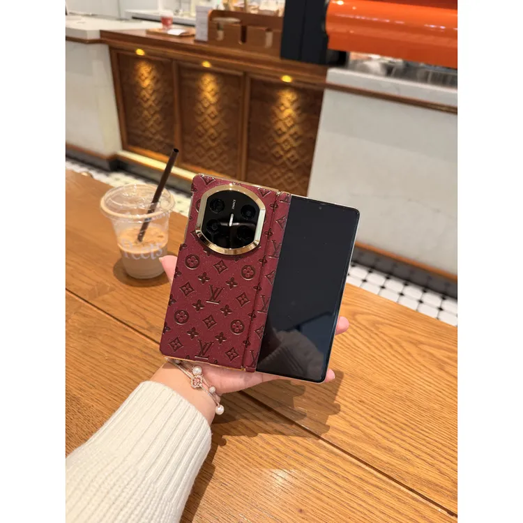 适用于华为Matex6 秒变Matex7双中轴 闪星星电镀包镜头折叠手机壳