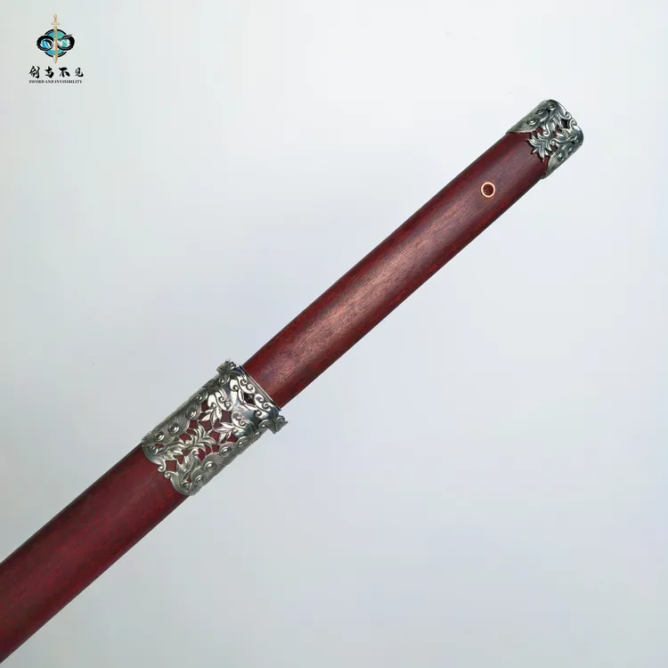 430克VG10夹钢花纹钢唐剑练习剑专用一体龙骨长剑白铜唐剑未开刃