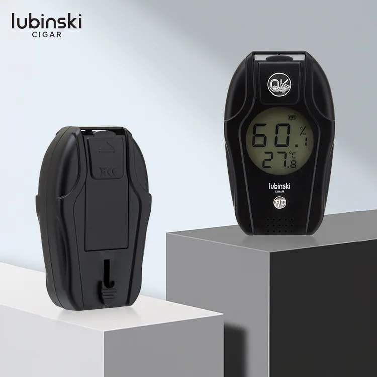 LUBINSKI鲁宾斯基雪茄测湿仪探针式烟草专用内部温湿度测量计包邮
