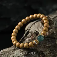 钰澜文玩「钰翡·满天星」猴头核桃手工镶嵌9mm左右搭配款