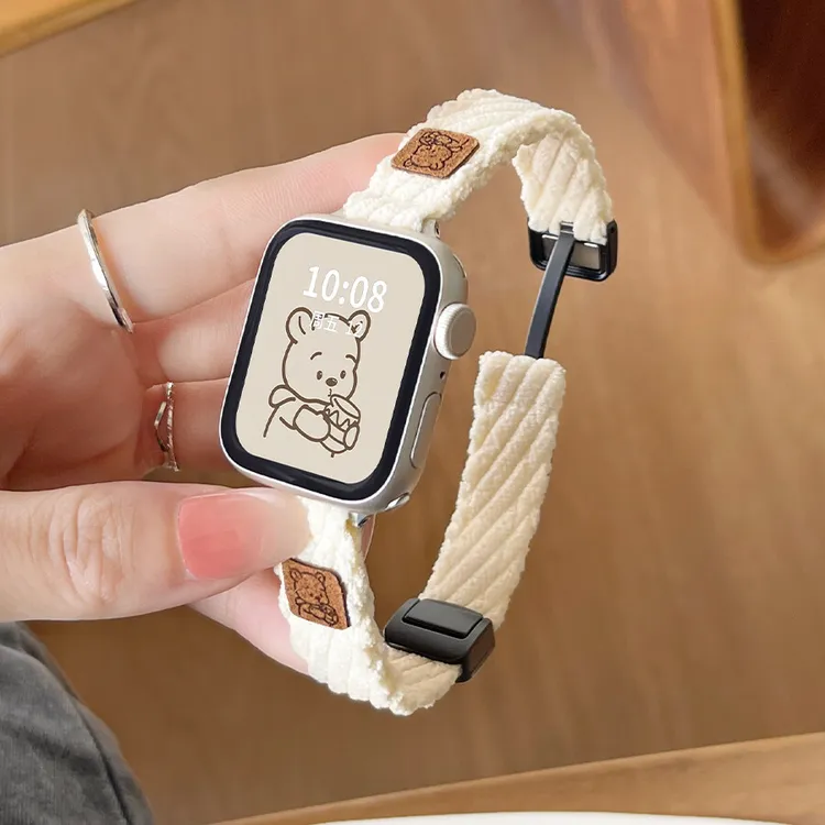 适用applewatchs11表带秋冬女生苹果手表s10s8s6s5s4s3手表带新款