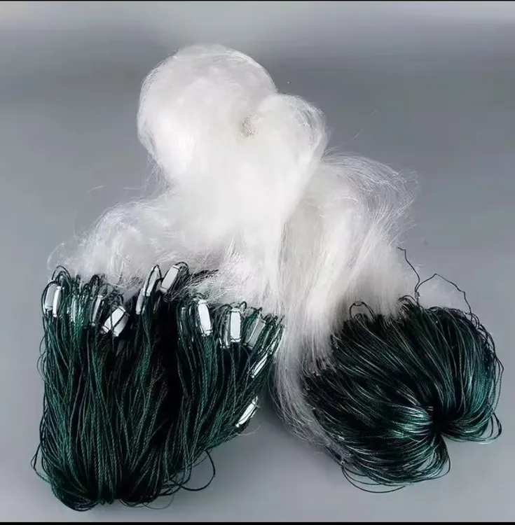 0.25加粗丝三层渔网丝网粘网胖头草鱼沾网大鱼沉网浮网鲢鱼捕鱼网