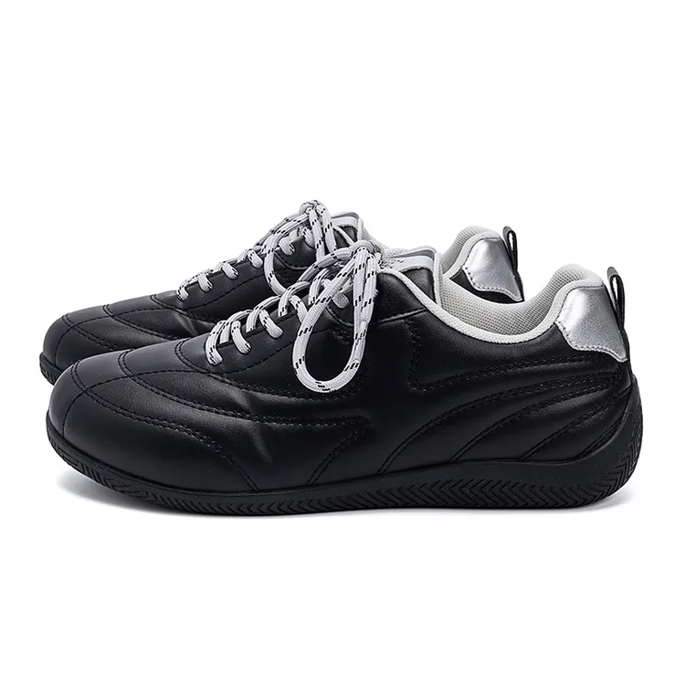 环球内增高黑色板鞋男款2025秋季新款男士低帮休闲百搭厚底德训鞋