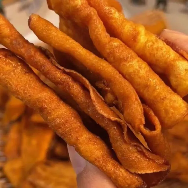 王三刚鲜切红薯片400克大袋装香酥脆农家手工地瓜干 干薄片怀旧零