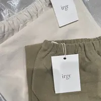 【刘噗噗】意法货 福福秒！毛巾裤阔腿拖地裤
