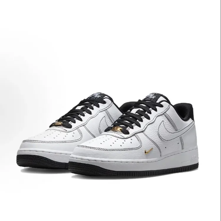 耐克/NIKE空军一号女款白黑AirForce1舒适百搭板鞋 IB6543101 #HB