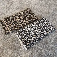 MZ.儿童冬季豹纹时髦百搭围巾089