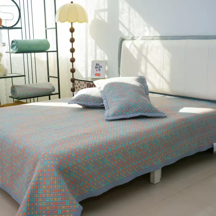 【秋冬换新床盖】200*230cm水洗斜纹棉四季床盖通用防滑不跑床