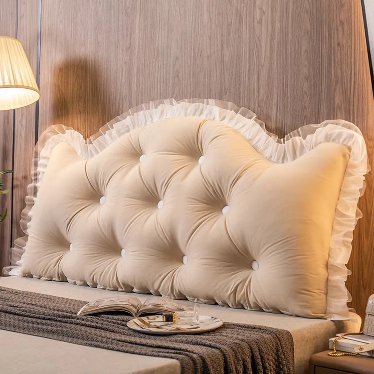 皇冠可拆洗床头靠垫大靠背垫床上靠枕软包护腰榻榻米双人抱枕公主