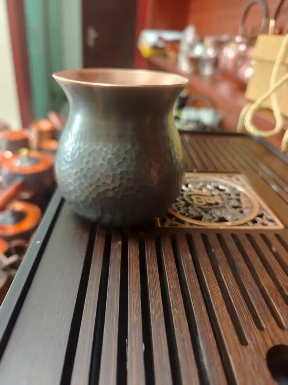 350ML纯紫铜茶渣桶烟灰缸