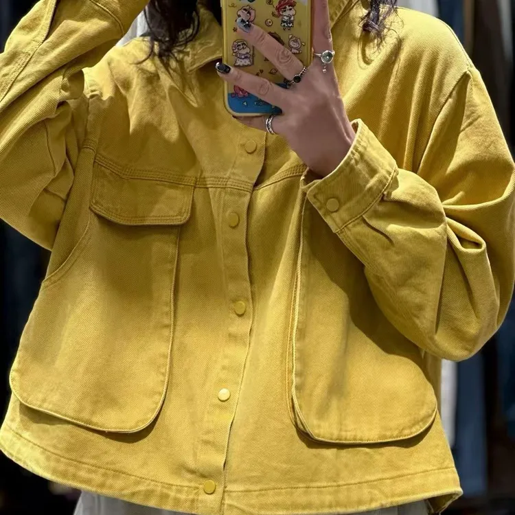 休闲百搭春季秋季短外套长袖短款时尚