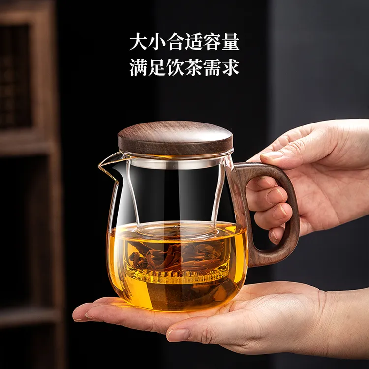 玻璃泡茶壶2025新款茶水分离加厚办公室家用泡茶器茶壶泡茶专用