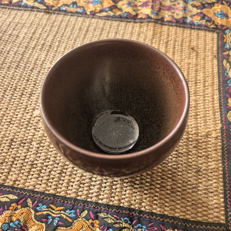 建盏，许家有老师早期作品，古拙典雅，高端品味手握杯！