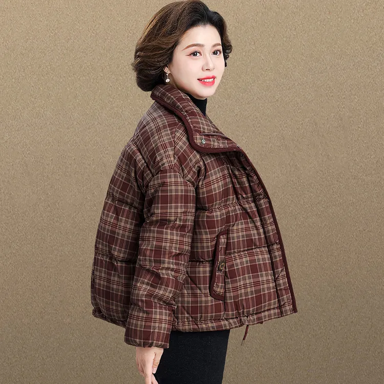 袄子棉袄加厚棉服爆款夹棉外套冬季加绒冬天新款女士时尚洋气棉衣