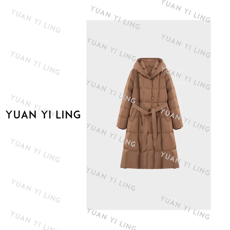 袁艺灵【冬日主角】90白鹅绒绵羊毛气质温柔氛围感羽绒服外套1919