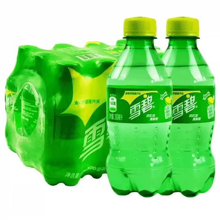 300ml*6/12瓶迷你装饮料经典雪碧清爽柠檬味碳酸饮料汽水瓶装即饮