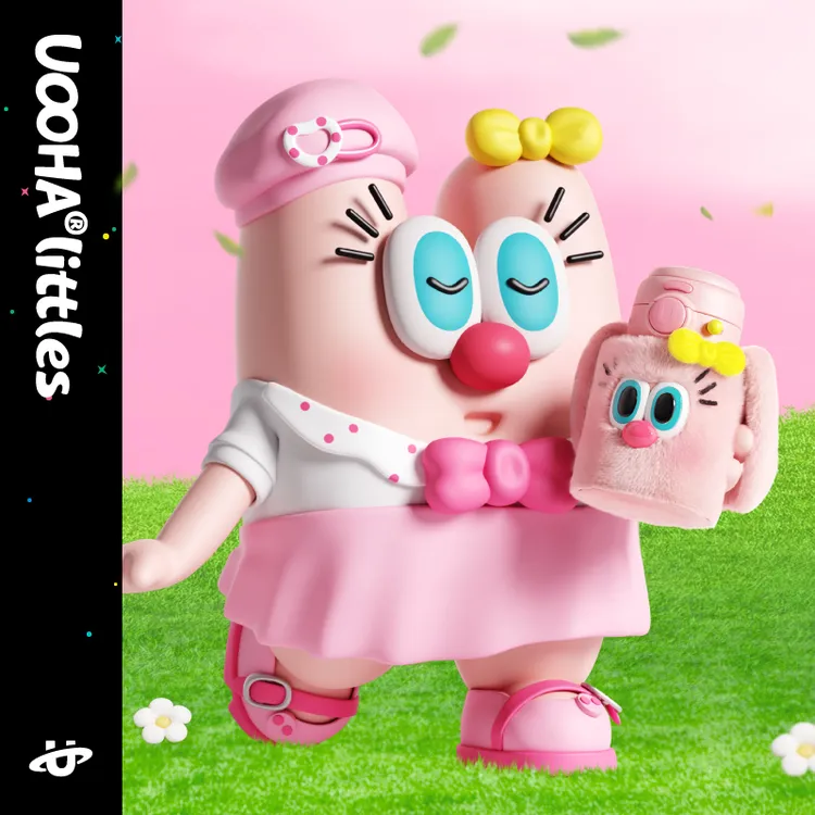 【达人专属】UOOHA毛里毛气大眼萌保温杯316L可爱吸管女生儿童创意