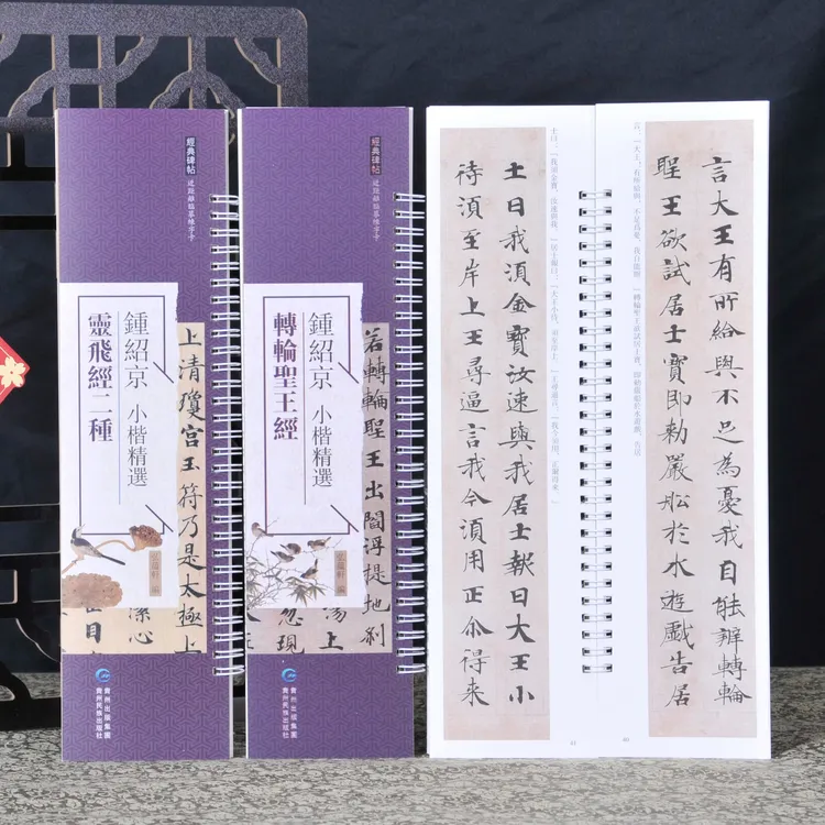 弘蕴轩钟绍京小楷精选转轮圣王经 灵飞经二种毛笔书法字帖