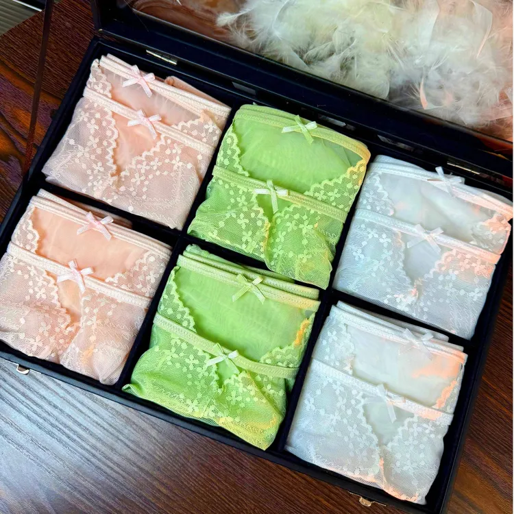 镂空透明软纱女生内衣底裤
