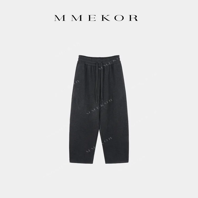 MMEKOR “奶奶裤” 2025新款秋款暗黑内啡肽加绒休闲裤 50233
