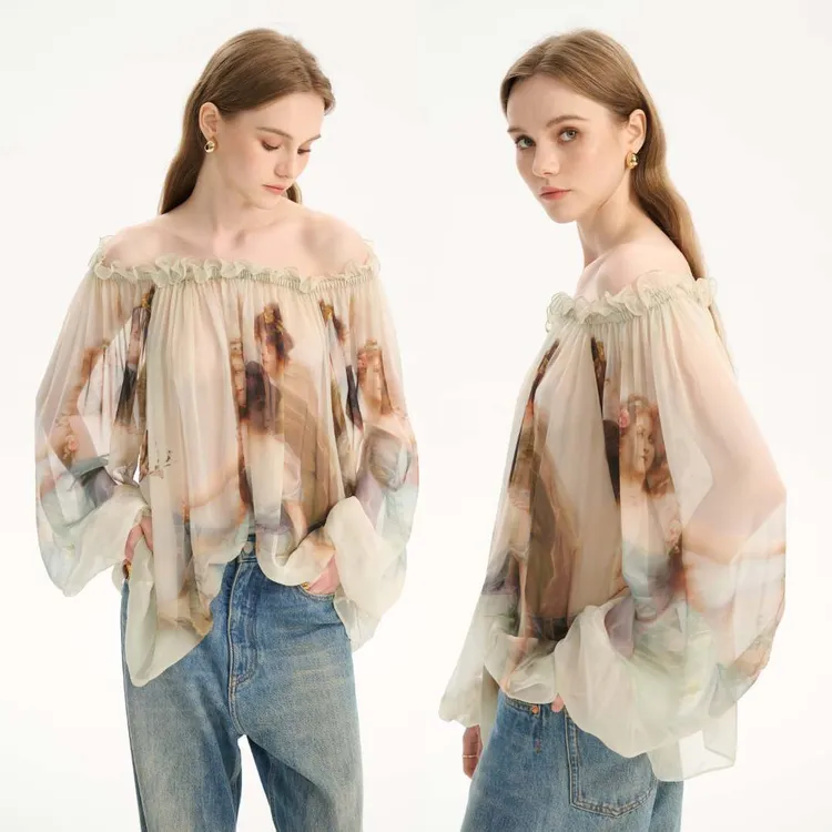 YIMAIMAI美人画像一字领