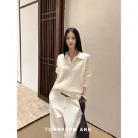 - 100棉羊毛！重工编织感polo领极简百搭毛衣（TM12216#）TM