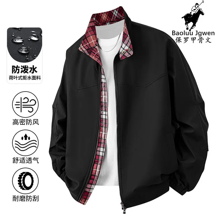 Baoluu Jgwen/保罗甲骨文夹克男情侣美式防水防风工装耐磨