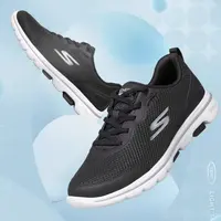 Skechers斯凯奇女子春秋季减震轻便休闲系带网面低帮健步鞋124011