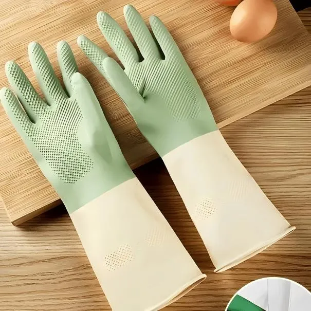 家务防水洗碗手套耐用厨房刷锅洗菜加厚男女家用清洁家用橡胶神器
