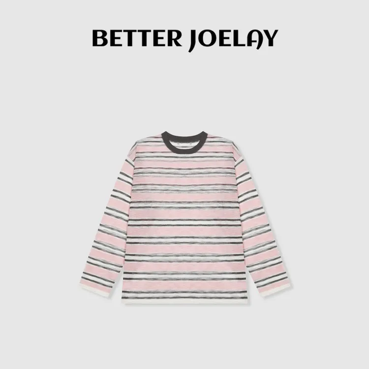 （MY）BETTER JOELAY-【织纹迷界】时尚百搭长袖针织衫休闲风WS92241